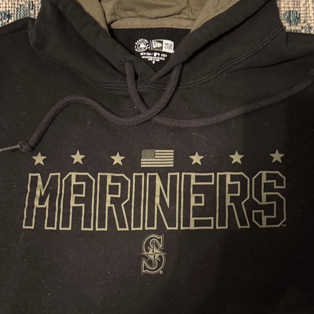 Black Mariners Salute to Service Hoodie